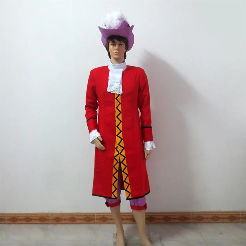 

Peter Pan Captain Hook Cosplay Costume Party Christmas Halloween Custom Made Any Sizes