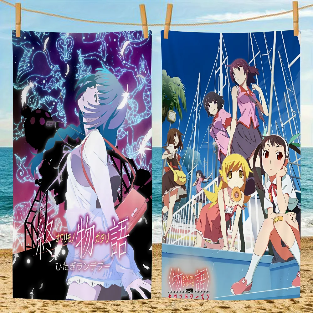 

Monogatari Microfiber Blanket Quick Drying Beach Towels Oversized Printing Super Absorbent Pool Towel Blanket