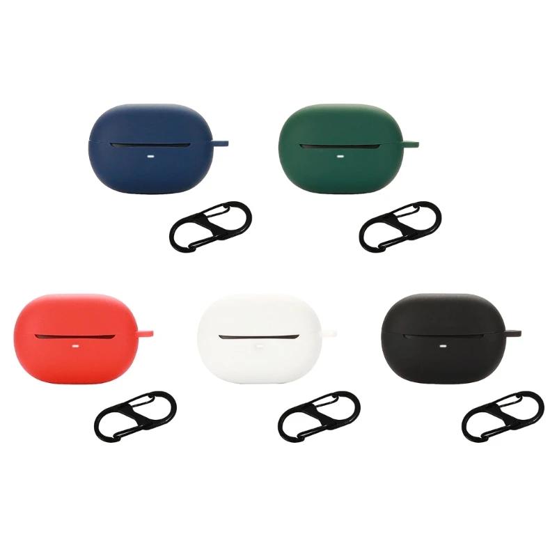 Capa armazenamento silicone durável para QCY ArcBuds HT07 com capa anti-arranhões 96BA