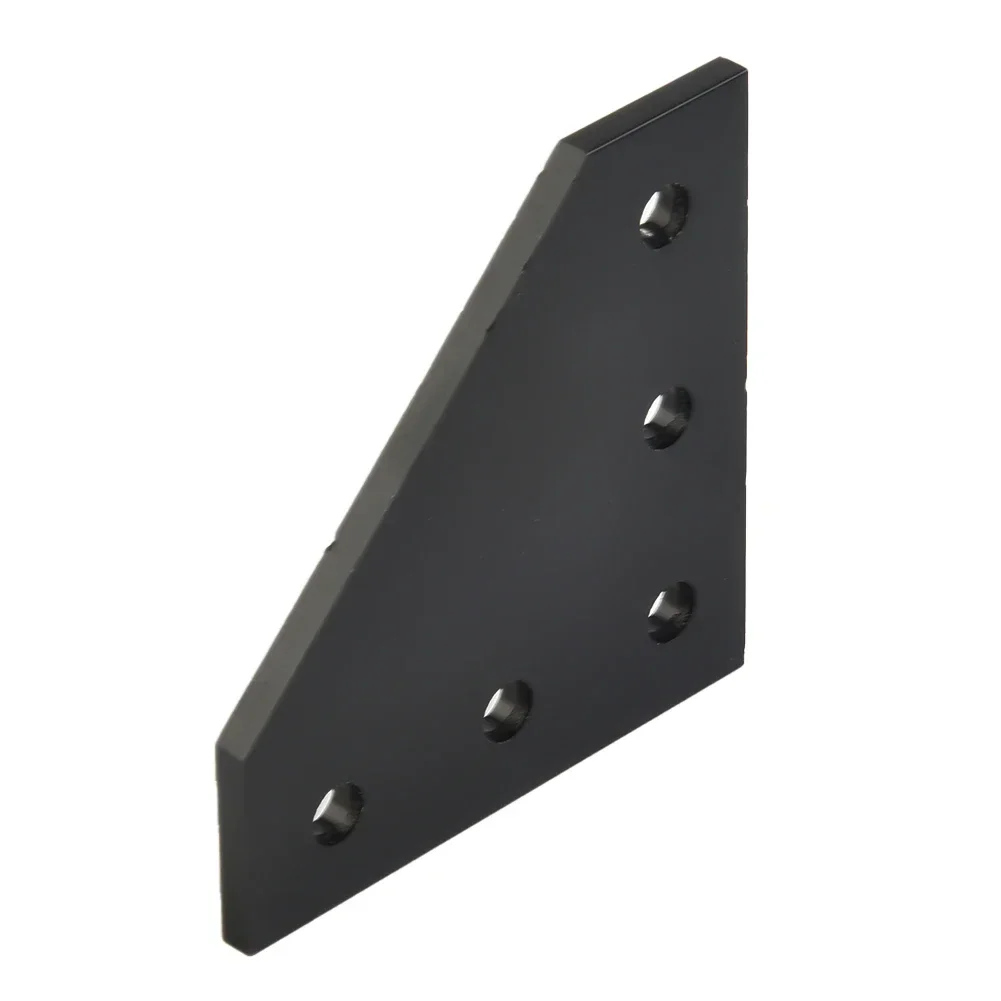 Joining Plate Angle Bracket 2020 Series Without Screws Black Joint Board Plate Corner 1pc 90 Degree Fasteners Home Improvement