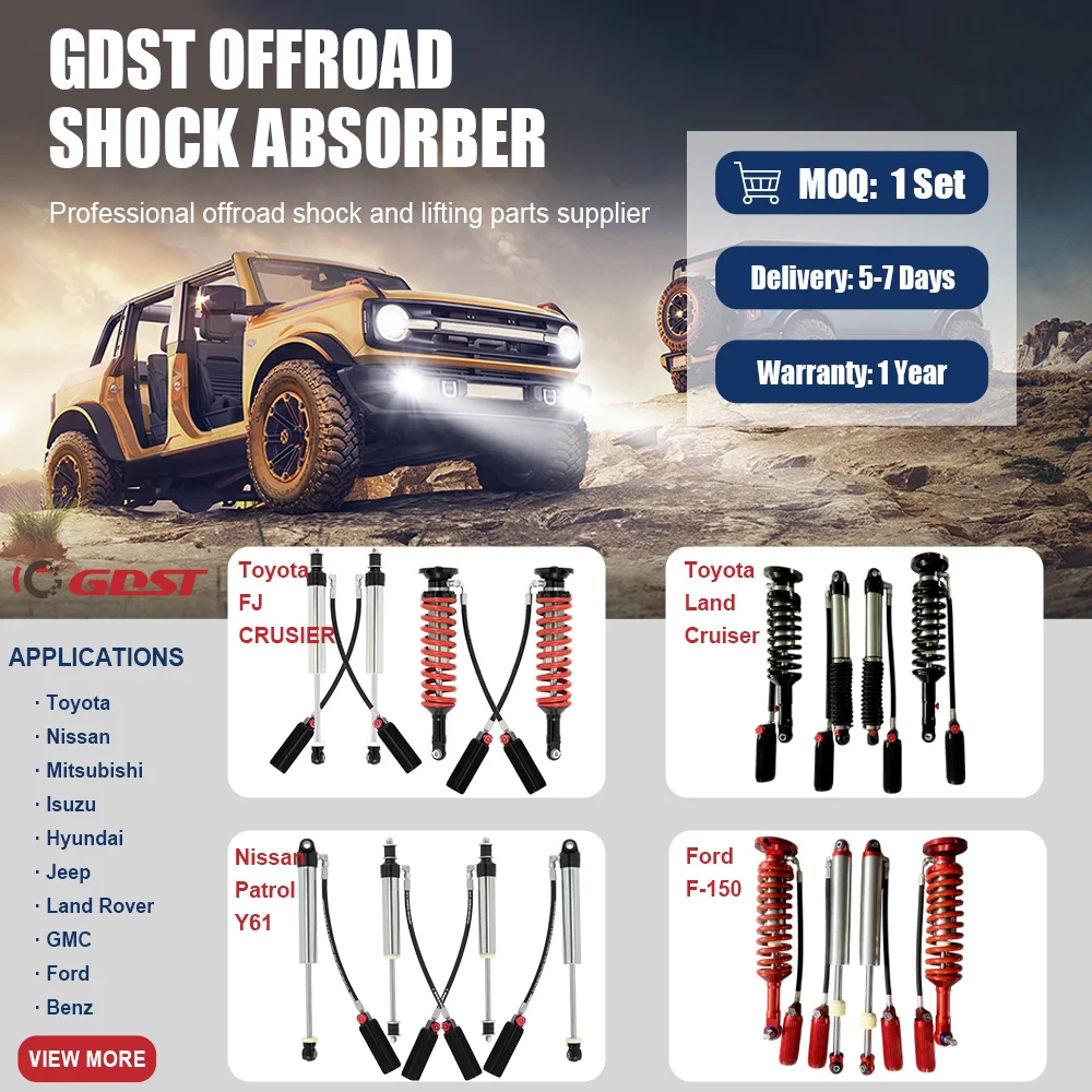 GDST Offroad Accessories 4X4 Coilover Suspension Kit Mono Reservoir Shock Absorber For Toyota Sequoia
