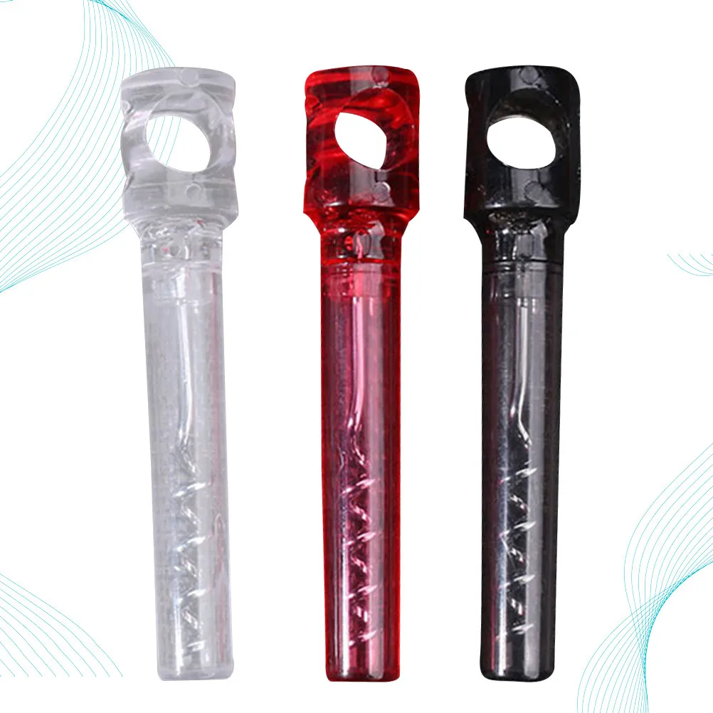 3Pcs Wine Cork Remover Carbon Steel Wine Opener Portable Plastic Handle T Shape Design Easy Open Multifunctional