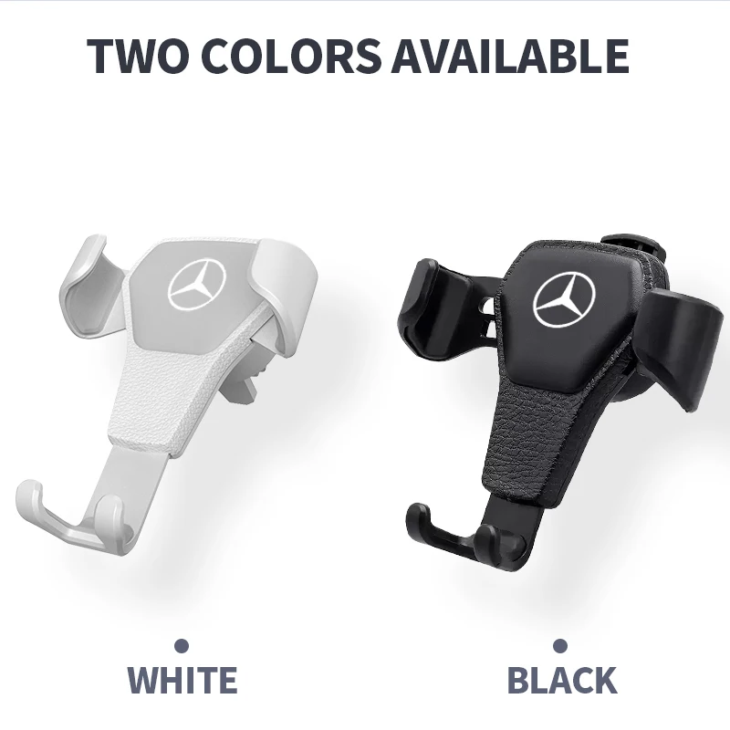 حامل هاتف لمنفذ الهواء الأوتوماتيكي لمرسيدس بنز ، مشبك فتحة تهوية للسيارة ، حامل هاتف محمول ، B ، C ، E ، S Class ، Class ، C200L ، GLC ، GLK ، CLA