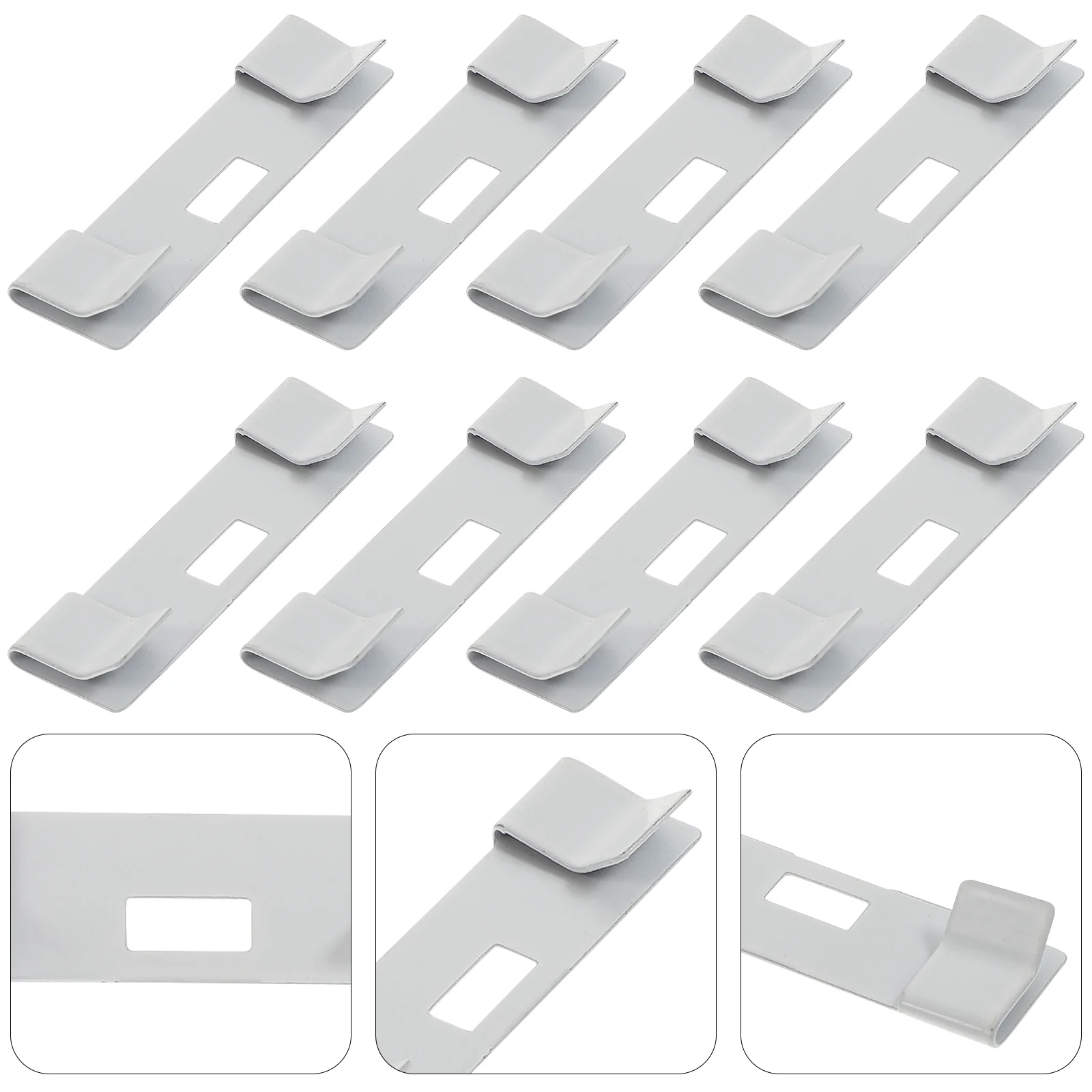 12 Pcs Metal Clip for Venetian Blinds Clips Vertical Replacement Parts Repair Tabs Window Fixer Accessory Label Slats Simple