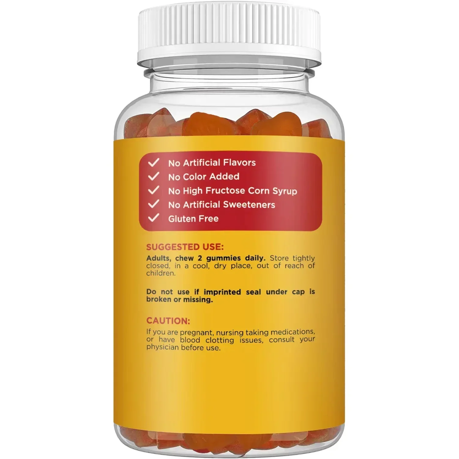 1 bottle of Coenzyme Q10 gummies promotes metabolism, relieves fatigue, and improves skin condition