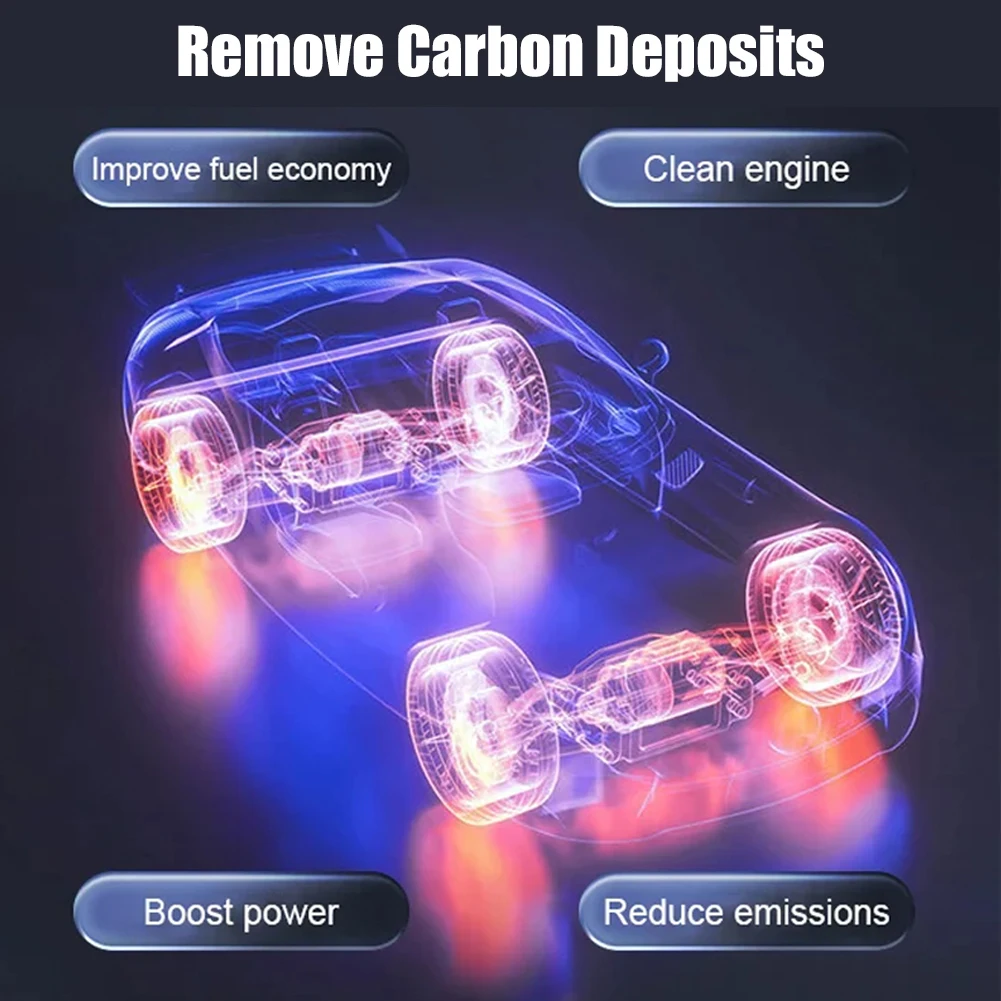 6 Stück Auto Kraftstoff Benzin Einspritz ventil Reiniger Gasöl Additiv entfernen Motor Kohlenstoff ablagerung erhöhen Leistung in Öl Ethanol Kraftstoffs parer