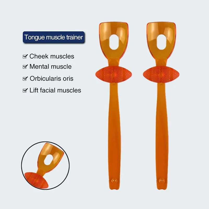 4 قطعة/المجموعة الكلام العلاج ملعقة اللسان تدليك العضلات المدرب التوحد إعادة التأهيل النطق تحسين أدوات التدريب الحديث #5