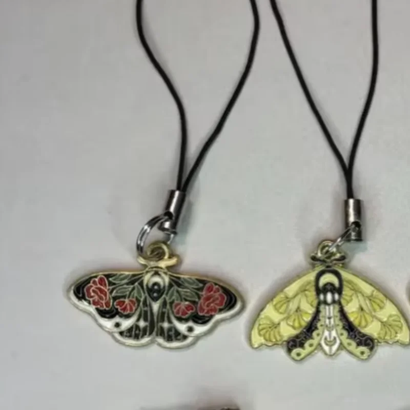 A Set Moth Phone Charm- Insect- Phone Accessory