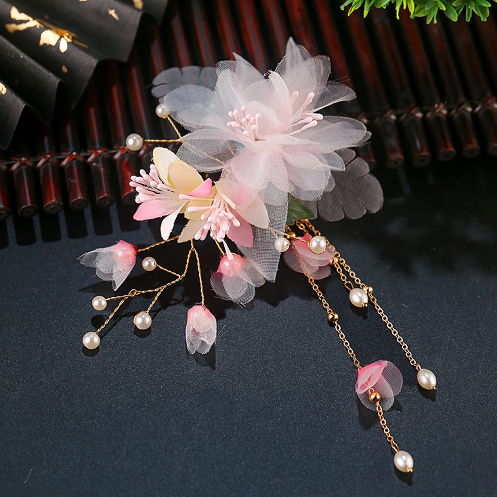 2 pezzi forcina fiore rosa fer - Hanbok Hair Pin recensione e prezzo