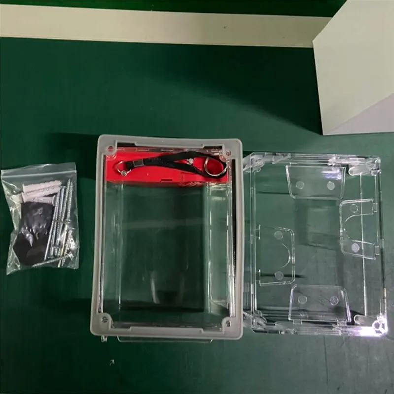 B24B Fire Switch Emergency Button Manual Call Point Waterproof Cover Mcp Cover Protective Cover