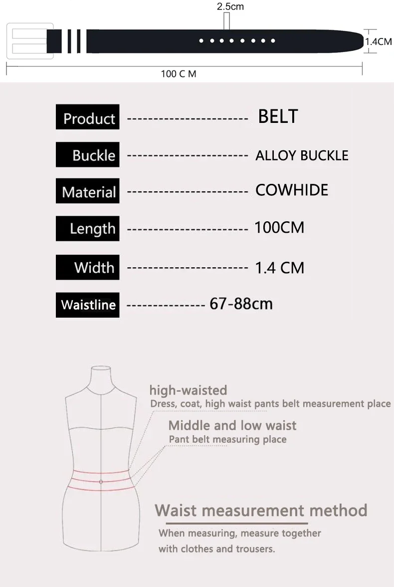 1pcNew Women's Belt Trendy Summer Fashion Fairy Design Unique Leather Decorative Versatile Korean Style Belt in Stock