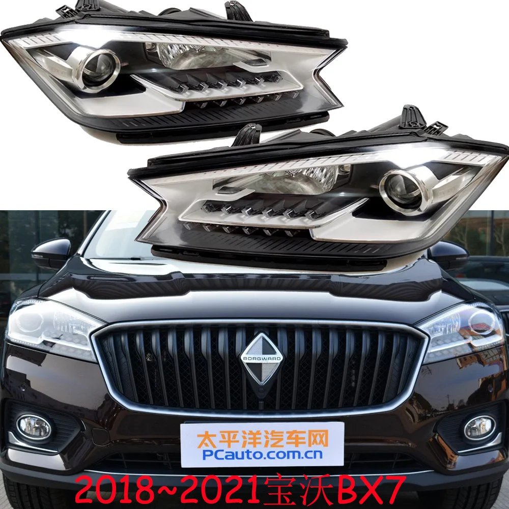 

1pcs car bupmer head light for Borgward BX7 headlight 2018~2020y car accessories DRL fog for Borgward bx7 headlamp