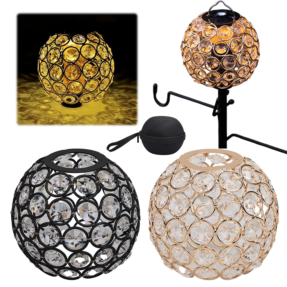 Outdoor Camping Lampshade Crystal Lantern Shade Atmosphere Lampshade Crystal Ball Lamp Cover for GZ/38Explore Light