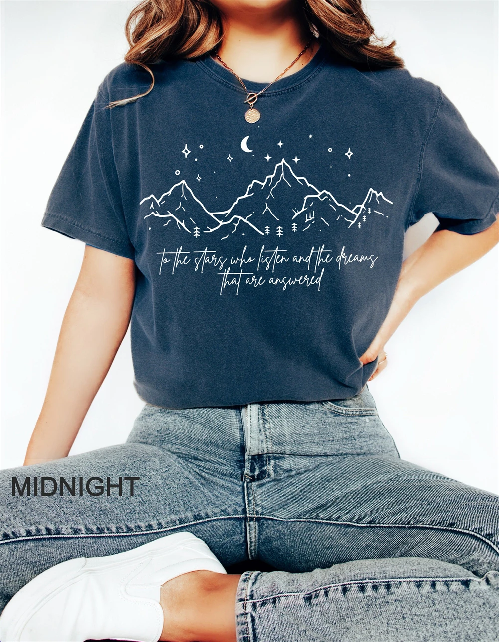 تي شيرت قطني ريترو إلى النجم الذي يستمع النساء ريترو الرابع الجناح تي شيرت مريح Bookish تي شيرت ملابس عصرية