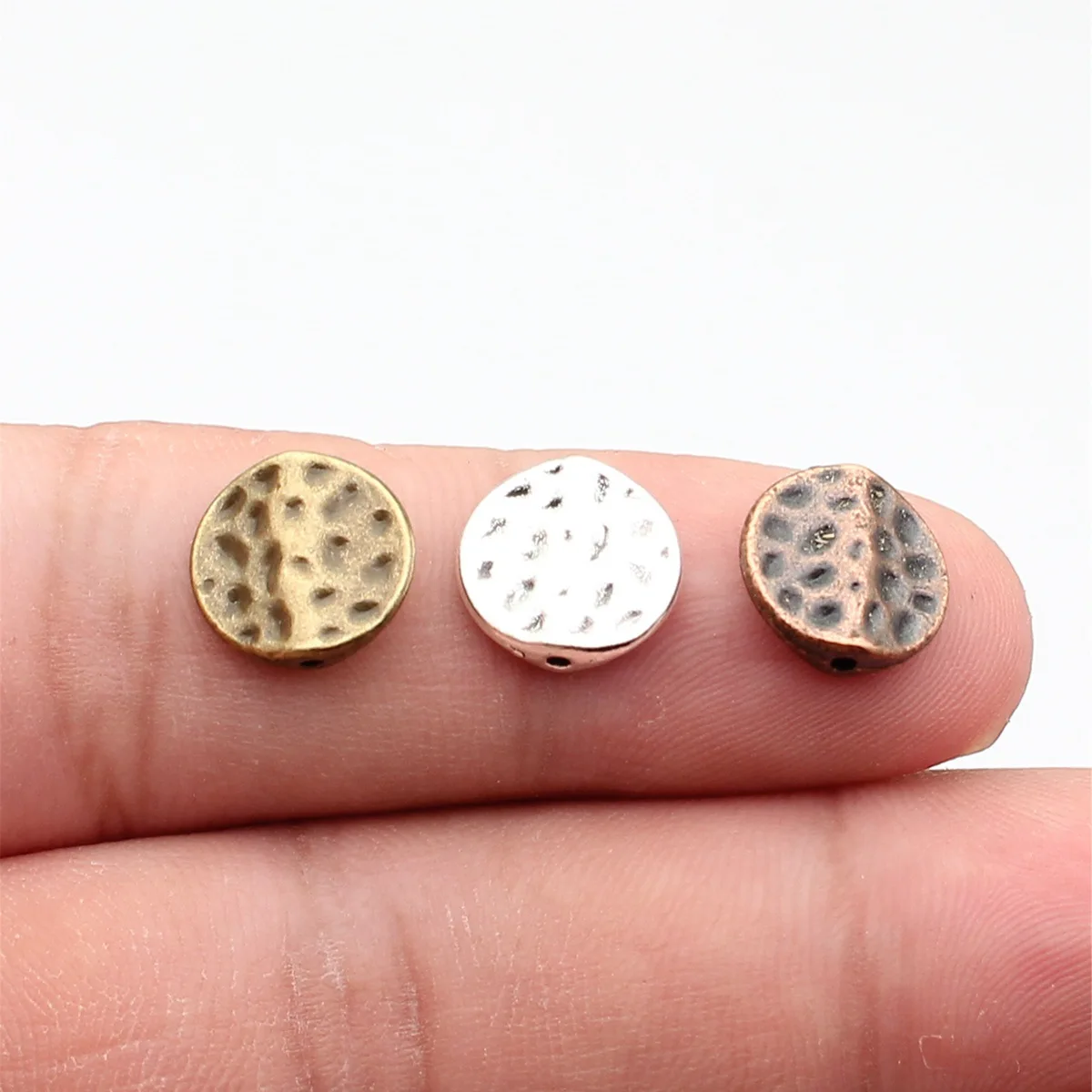 WYSIWYG 10pcs Bead Charms Jewelry Accessories 3 Colors 11mm For Jewelry Making