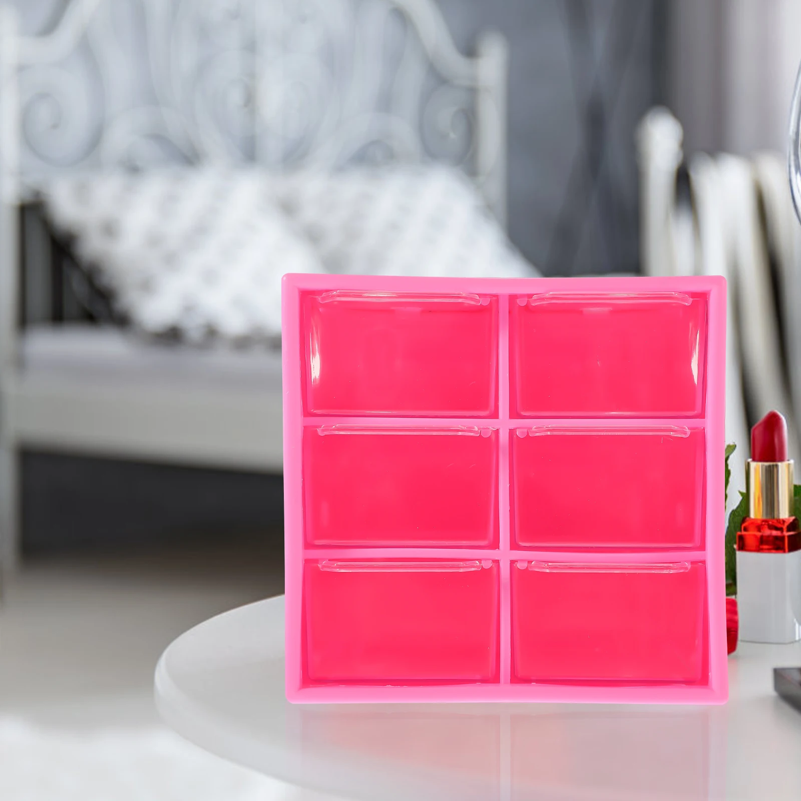

Decorative Desk Organizer Drawer Storage Box Multi-Compartment Holder for School and Crafting Supplies