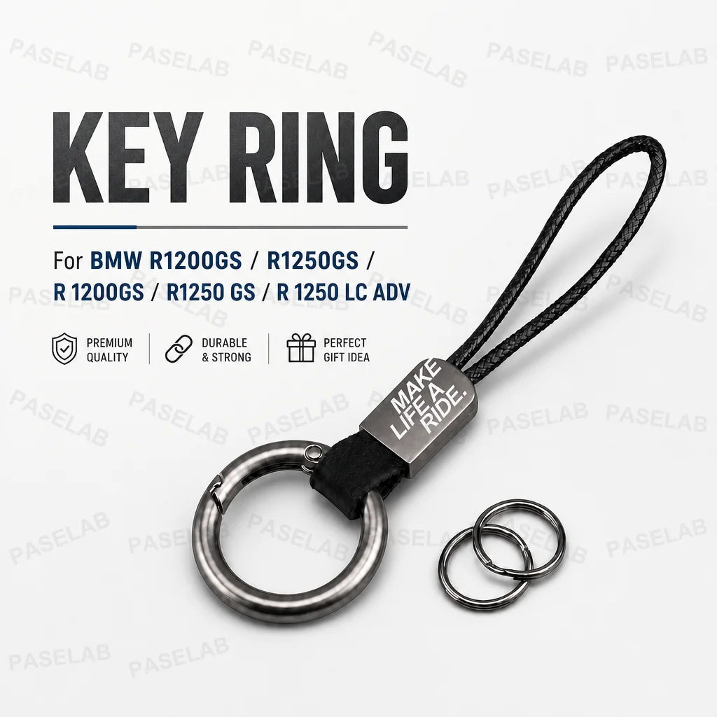 Universal Key Holder Microfiber Keychain Cowhide Wax Rope motorcycle For BMW R1200GS R1250GS R 1200GS R1250 GS R 1250 LC ADV