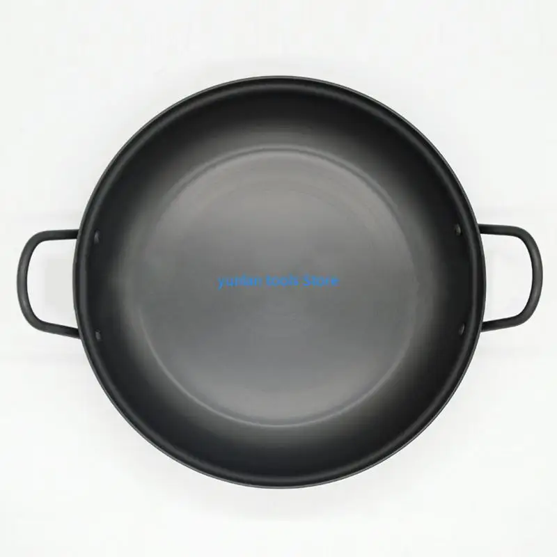 50LB Korean Cheese Rice Cake Hot Pot Soup Noodles Pickle Pot Chafing Dish Seafood Soup Pot Cooking Paella Pan