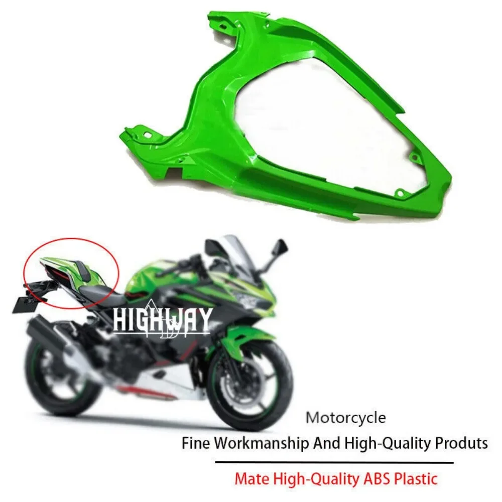 

New for KAWASAKI Ninja 400 2018-2021 2019 Green Rear Upper Tail Seat Cover Fairing BS Plastic BodyWork Motorcycle Accessories