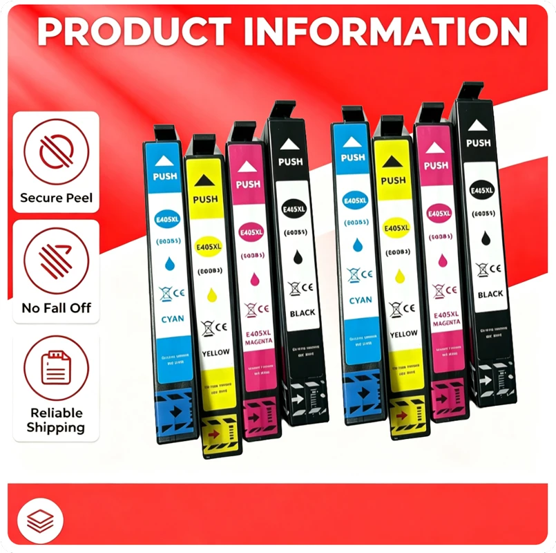 T405XL T405 405 Ink Cartridge for Epson WorkForce Pro WF-4825DWF WF-4830DTWF WF-7830DTWF WF-7835DTWF WF-7840DTWF Printer