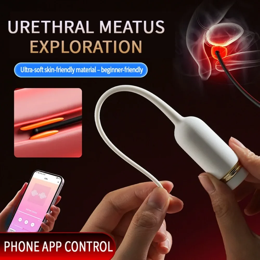 مجرى البول هزاز لعبة استثارة القضيب تدليك محفز الديك الحصان العين قضبان المساعد لعبة البروستاتا محفز للذكور مثلي الجنس الكبار الجنس لعب 18