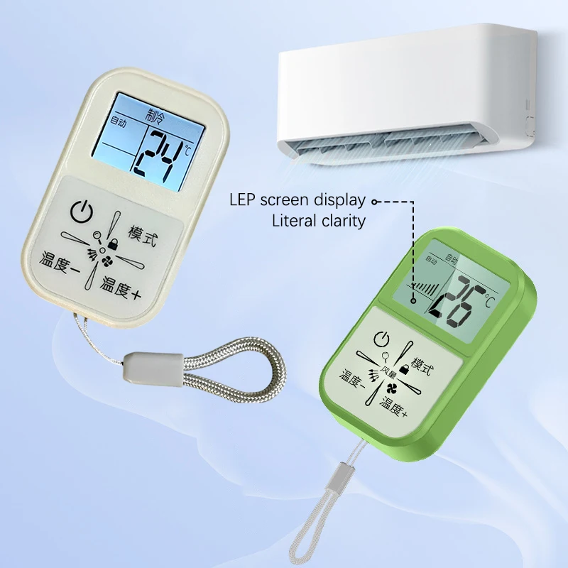 Climatiseur télécommande tous les modèles universels toute marque modèle panneau de commande à distance avec écran éclairé