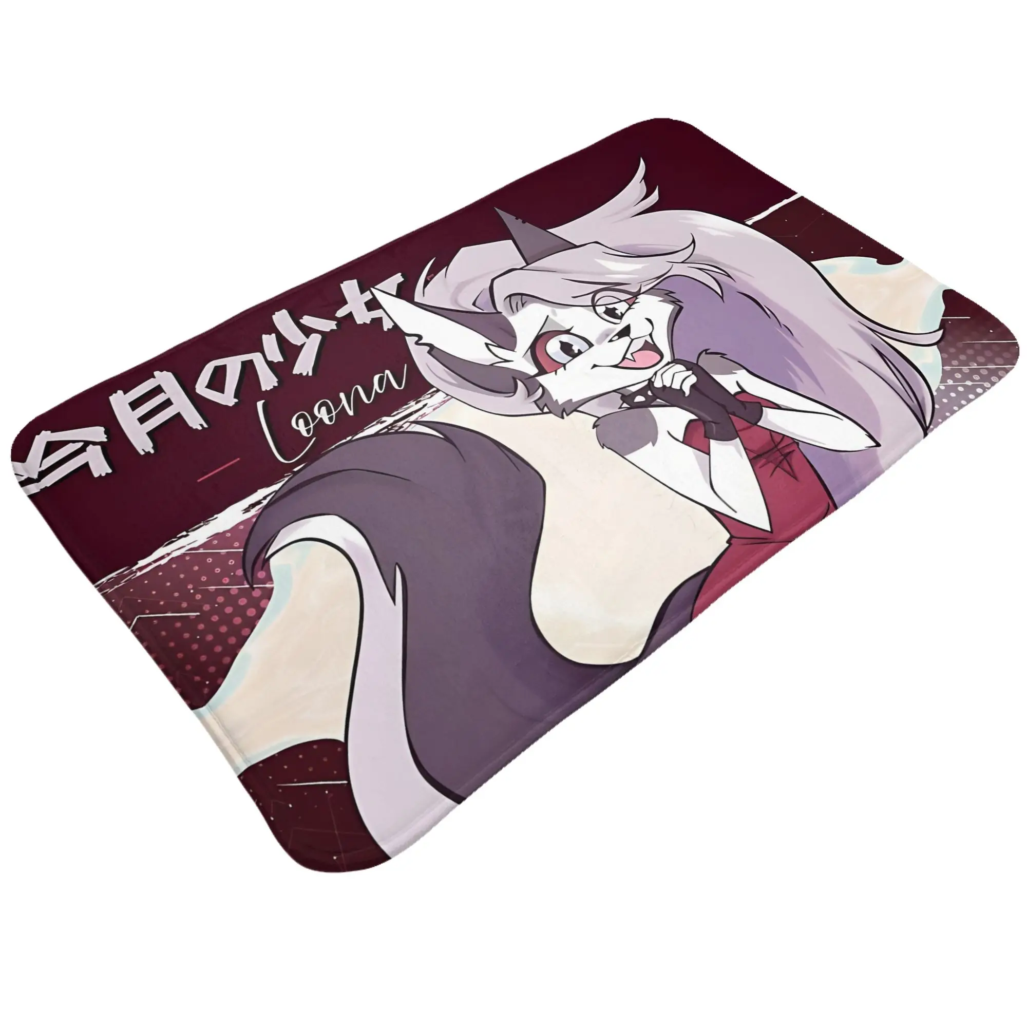 Loona Red  Skyness  Decorations Bedroom Mat Helluva Boss Doormat Living Room Carpet Balcony Rug Home Decoration