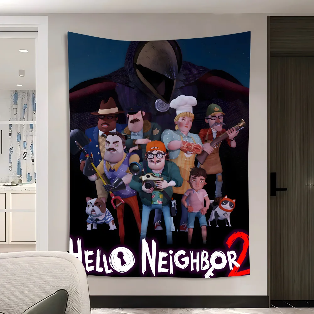 مرحبا الجار 2 خلفيات التصوير الفوتوغرافي السنة الجديدة ديكور المنزل كابينة تصوير خلفيات التصوير الدعائم #2