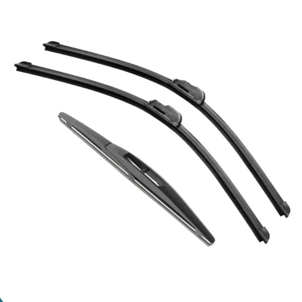 

3Pcs New Car Parts Front Rear Wiper Blades Set for Fiat 500 500C 500L 2009 to 2023 Windshield Windscreen Tailgate Window Brushes