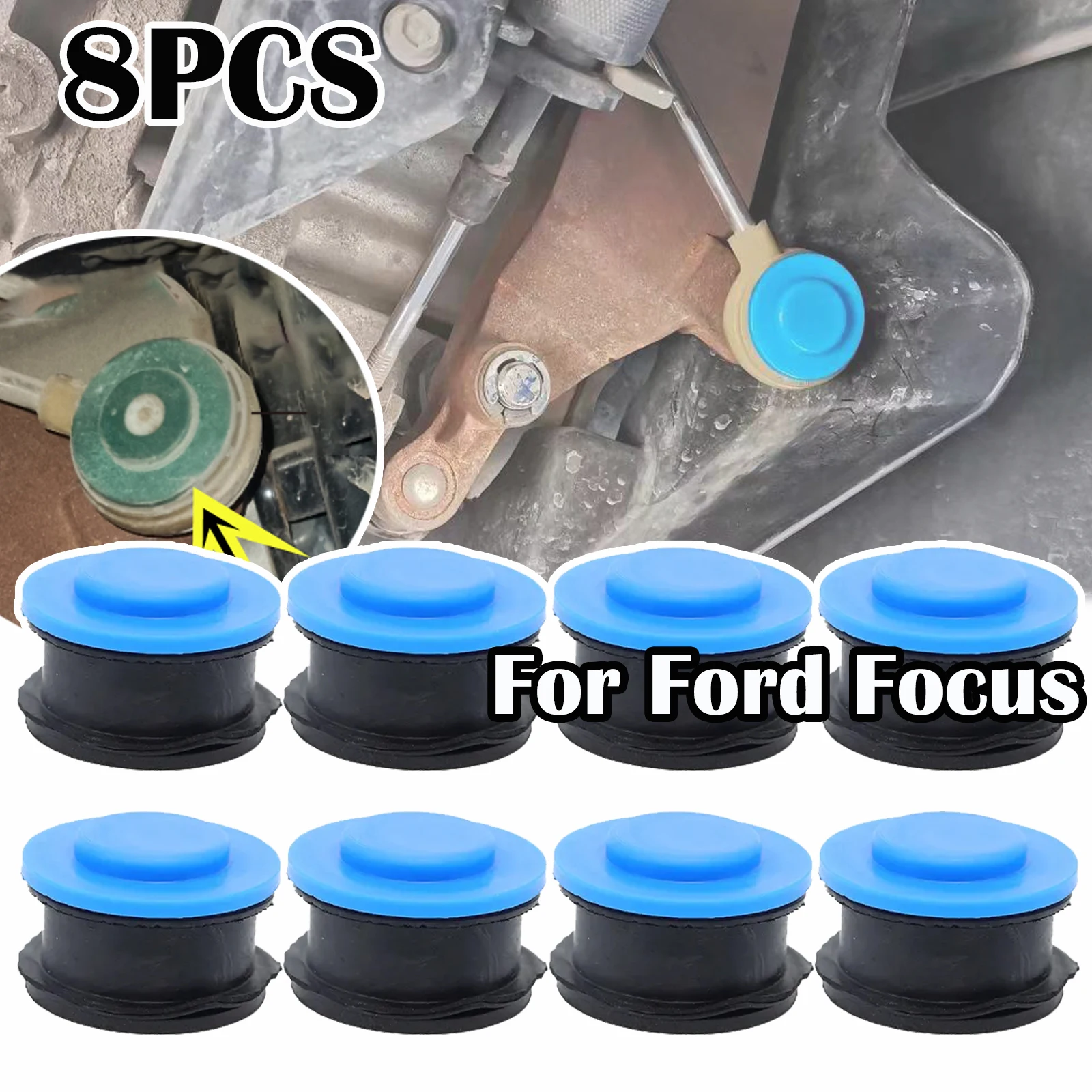 

8X MT Gearbox Linkage Cable Bushing Repair Kit For Ford Focus Mk1 MK2 Fiesta Fusion C-Max Pull Head Gear Shifter Lever Wearable