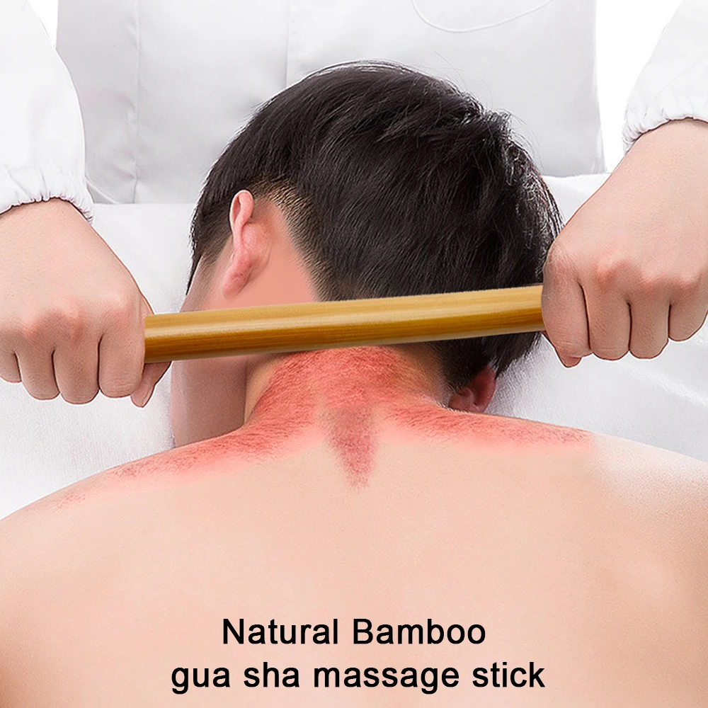 Naturalny bambusowy masaż Fitness kije terapia drewnem cellulit Gua Sha masaż mięśni ulga w bólu Maderoterapia wałek do masażu