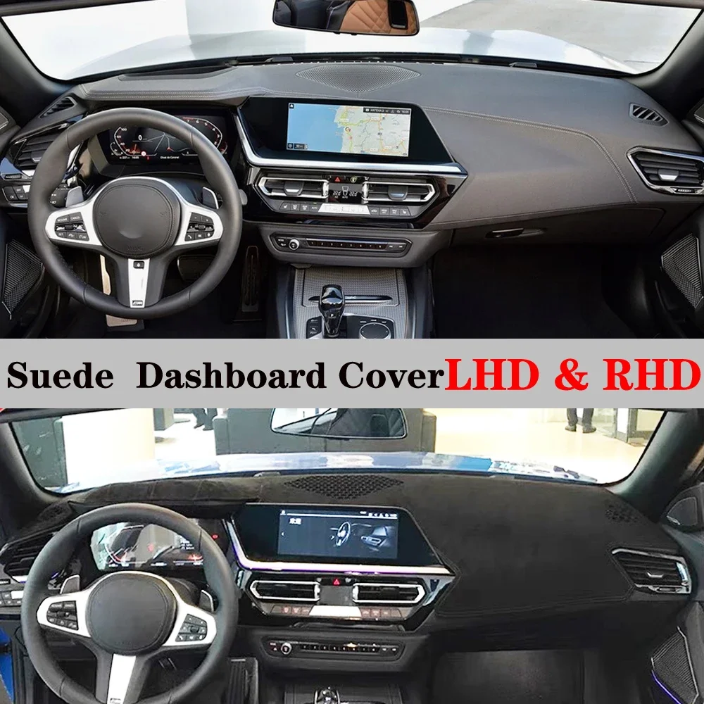 

For BMW Z4 G29 2019 2020 2021 2022 2023 2024 Accessories Suede Dashboard Cover Instrument Panel Dash Mat Dashmat Protective Pad