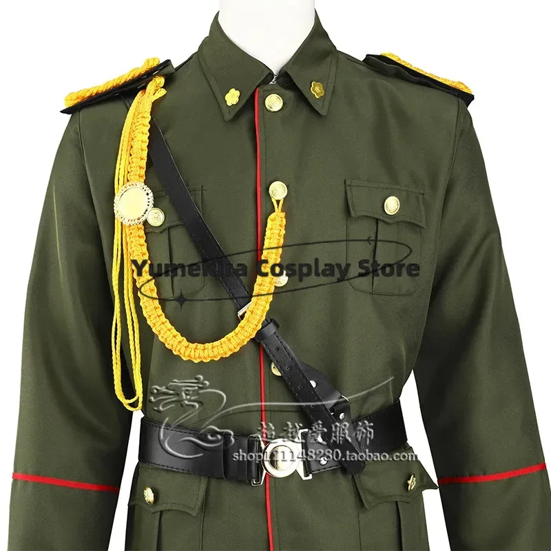 Chinese Uniform Vintage Cosplay Men Include Hat Cloak Belt Cloth For Halloween Christmas Party Halloween Carnival Party Outfit