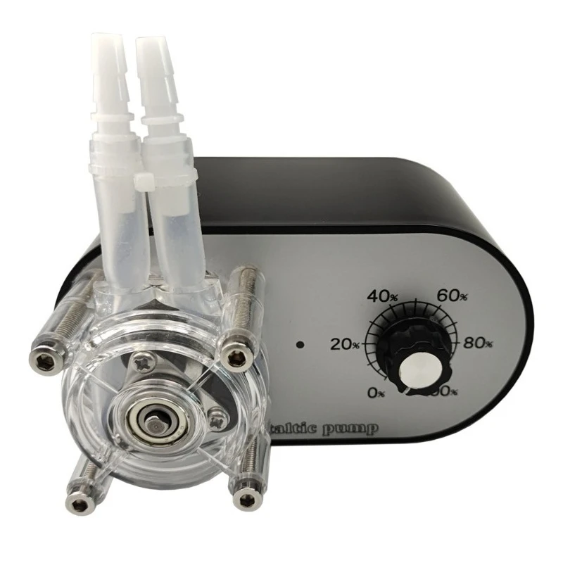 Large Flow Anti-Corrosion Peristaltic Pump, Self-Priming Viscous Dosing Pump, Adjustable Speed 114-500ml/min