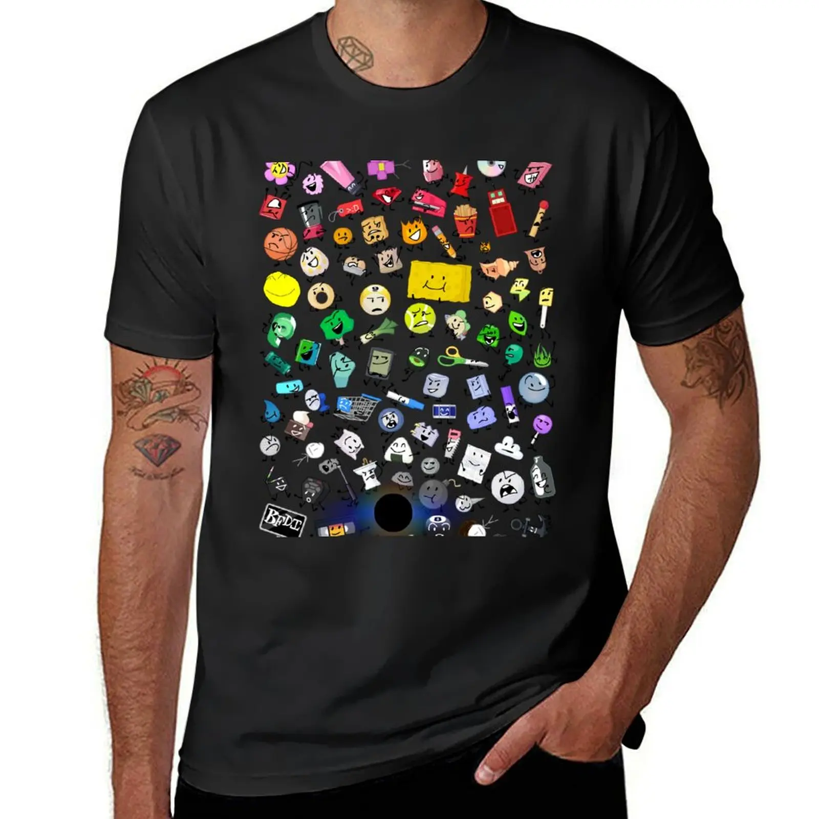

BFB and TPOT Full Cast print T-Shirt Funny t-shirt Louboutins T-shirts oversize funny costumes mens white t shirts