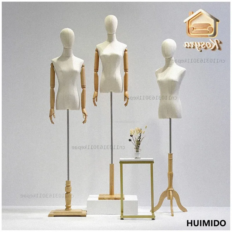 Female Mannequin Torso Dress Form Wedding Dress Display Stand Clothing Store Window Dummy Hangers Full Body Mannequin Rack