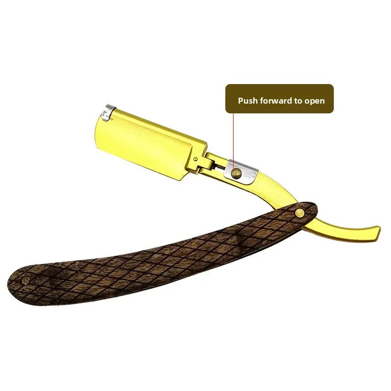 

Manual folding shaving tool, men's shaving, face trimming, hairdressing, eyebrow trimming tool, durable and sturdy