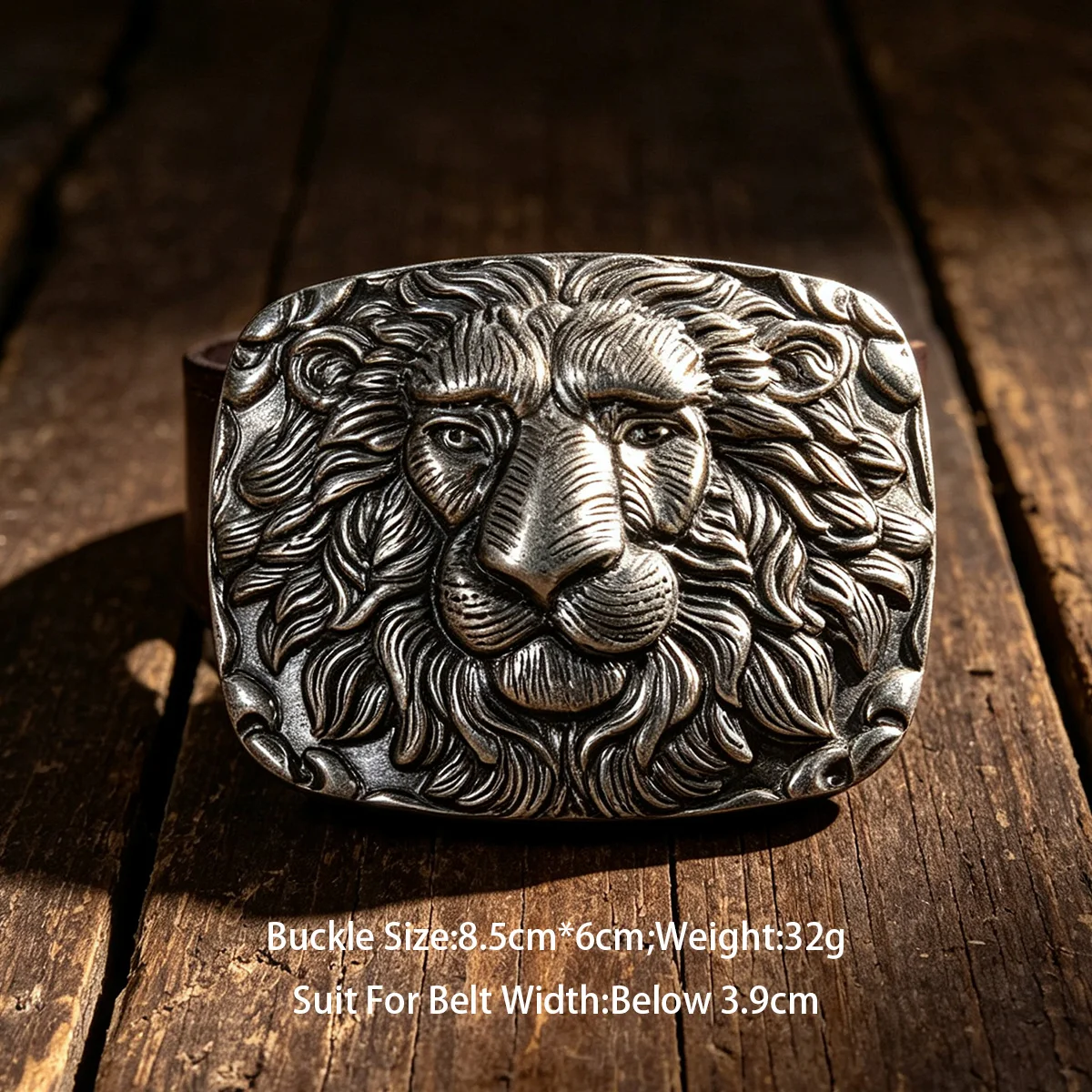 Gothic New 3.7cm 3.8cm 3.9cm Spider Lion Snake Designer Punk Belt Buckle Fashion Men and Women's  Alloy Plate Buckle view 3