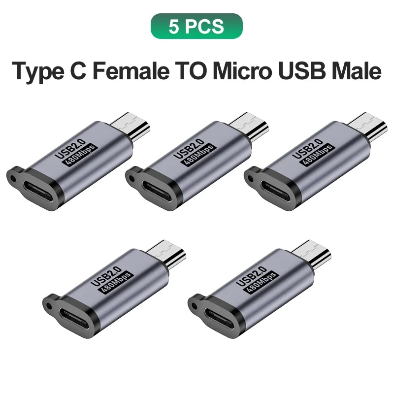 USB Typ-C Adapter Typ C zu Micro USB Stecker auf USB C Buchse Konverter für Xiaomi Samsung Ladegerät Datenkabel USBC USB C Adapter