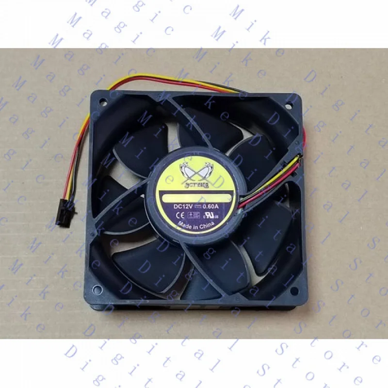 

UU 1 шт. для скоростного охлаждающего вентилятора корпуса DFS123812H-3000 12038 12 см 12 В 0,60 А 120 мм