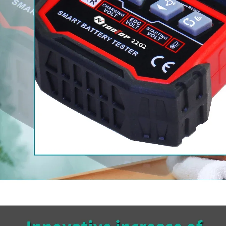 TOOLTOP ET2202 ET2201 Autobatterietester Batterielast 12V 24V Batteriespannung Interne Widerstandserkennung Batterieanalysator – Detail 15