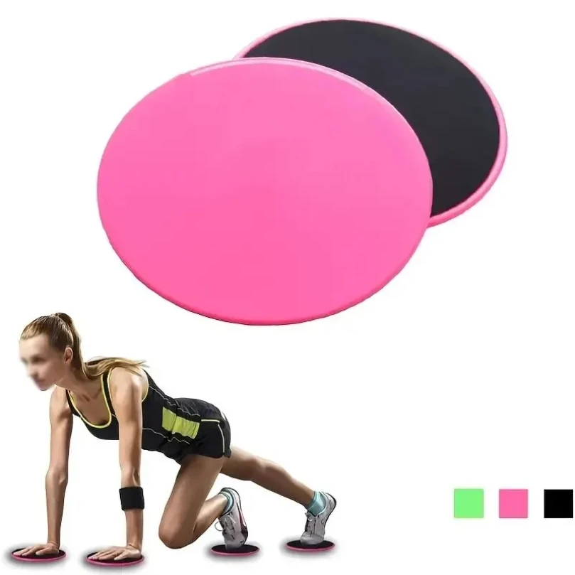 

2Pcs Yoga Sliding Sliding Discs, Fitness Foot Sliding Pads, Workout Equipment For Abdominal Core Training, Body Shaping