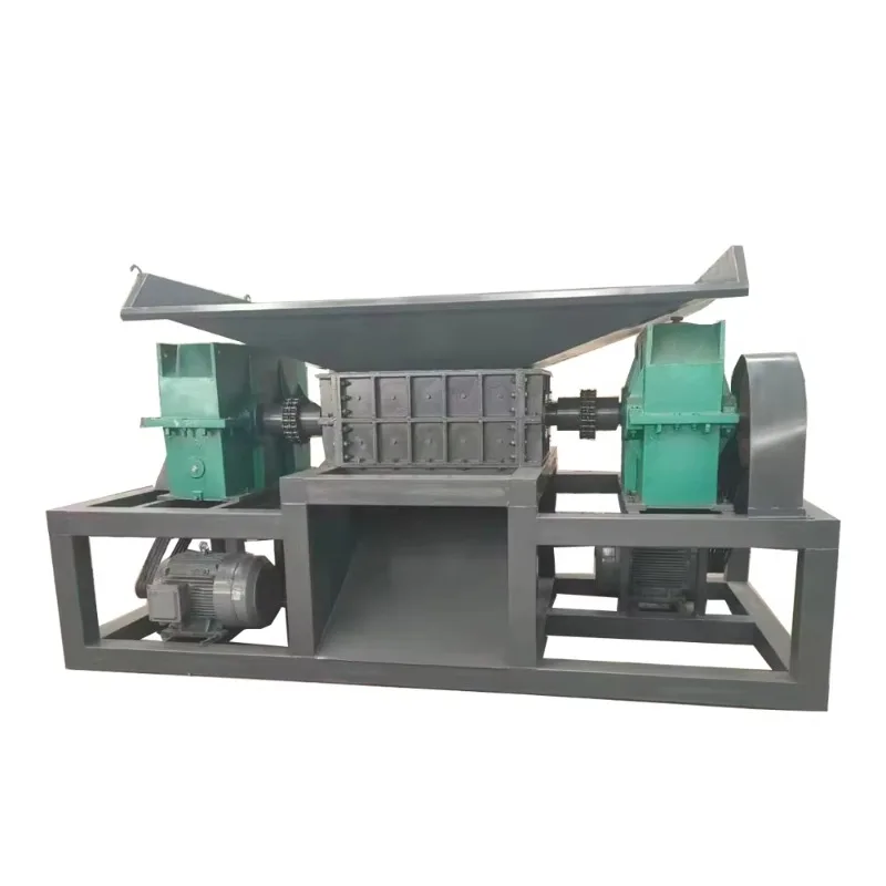 Controllo programmabile PLC 800 tipo trituratore di rottami di metalli pesanti a doppio asse