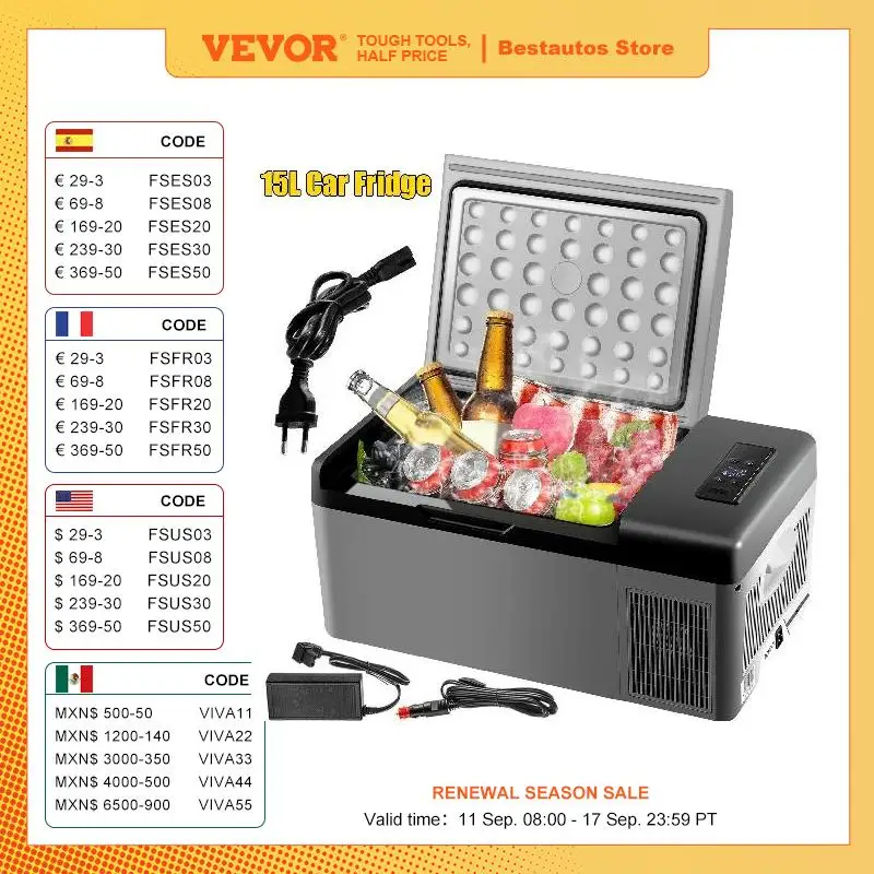 VEVOR Nevera Portátil Eléctric