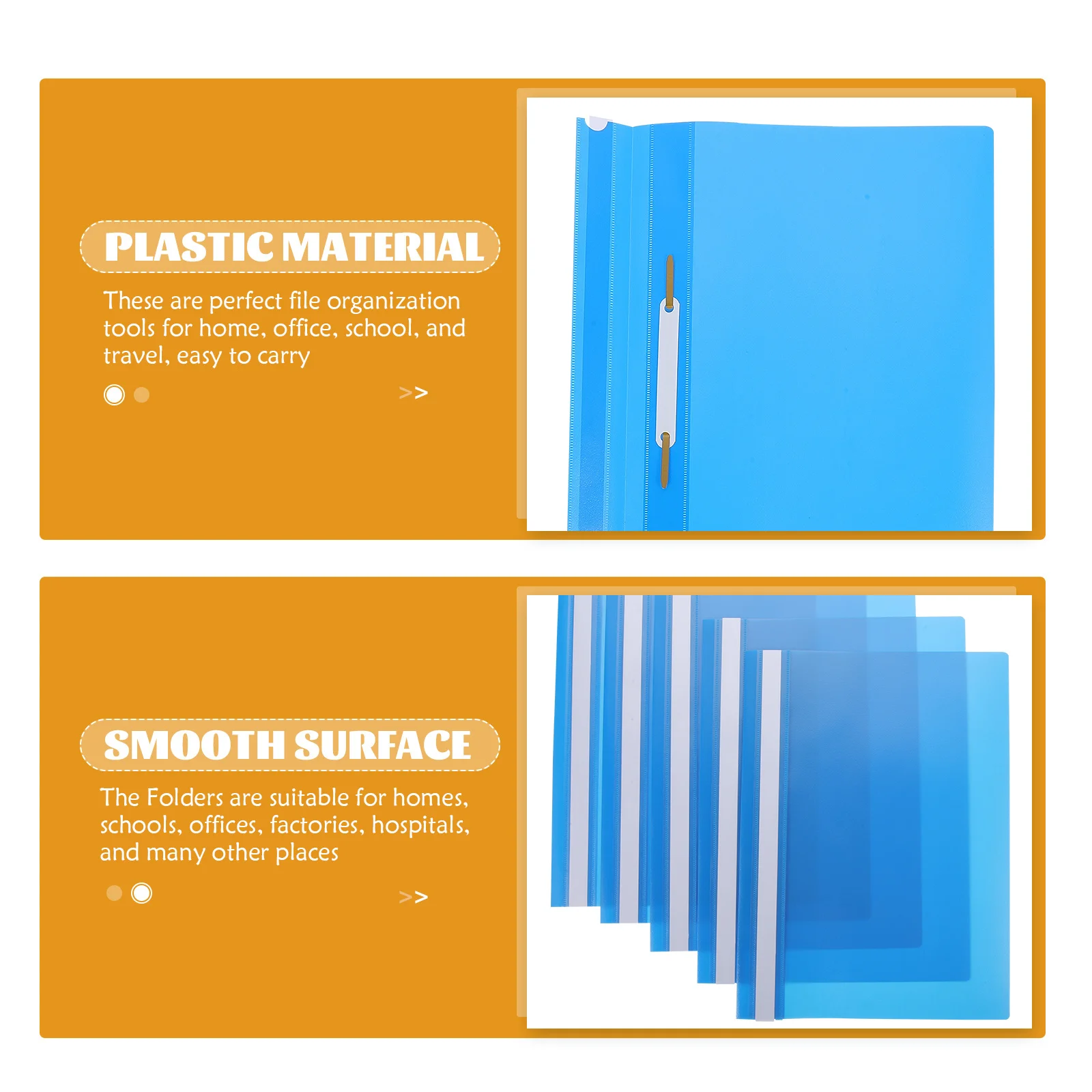 

15pcs A4 Document Folders File Storage Binder For Office School Home Desktop Paper Organizer Loose Leaf Folder A4 Project Folder