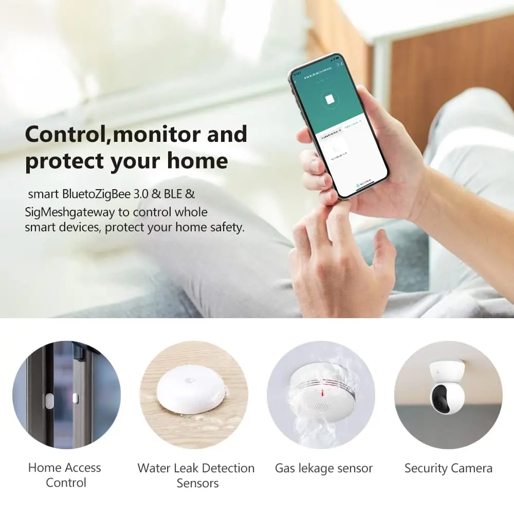 Tuya Smart Gateway Hub Multi-model Smart Home Bridge WiFi Bluetooth ZigBee APP Wireless Remote Control Work with Alexa Google