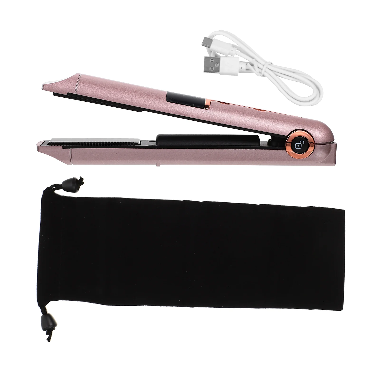 Curling Iron Wireless Hair Curler Device Wand Girl Straightener Styling Tools Shaping Stereotypes Straightening