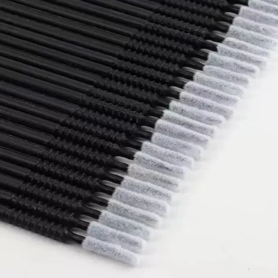 200pcs Eyelash Cleaning Brushes Set Individual Micro Cotton Swabs Makeup Remover for Eyelashes Microbrush Beauty Maintenance Too