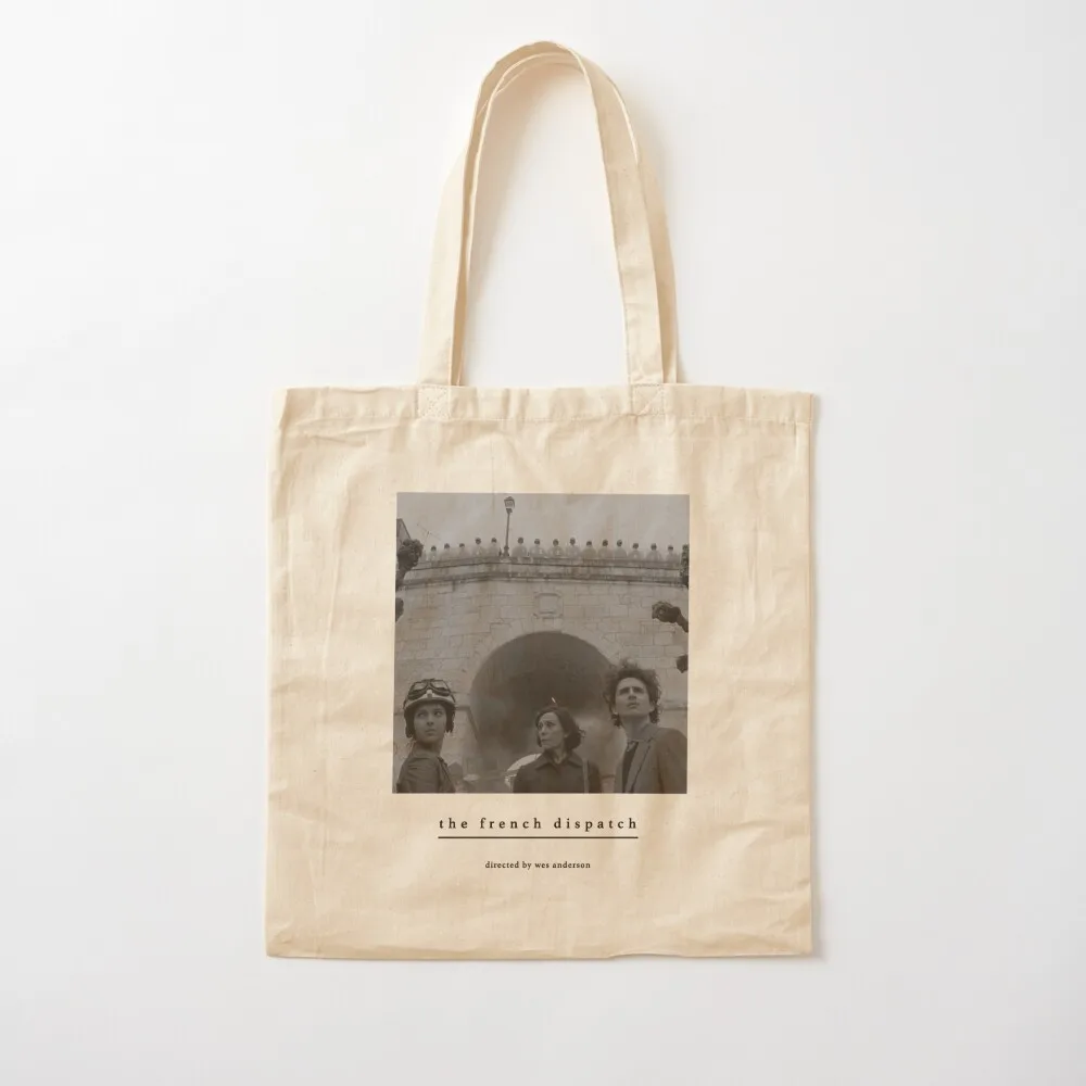 

The French Dispatch (Wes Anderson) Timothee Chalamet, Frances McDormand, Lyna Khoudri Tote Bag Cloth bag Canvas Tote Bag