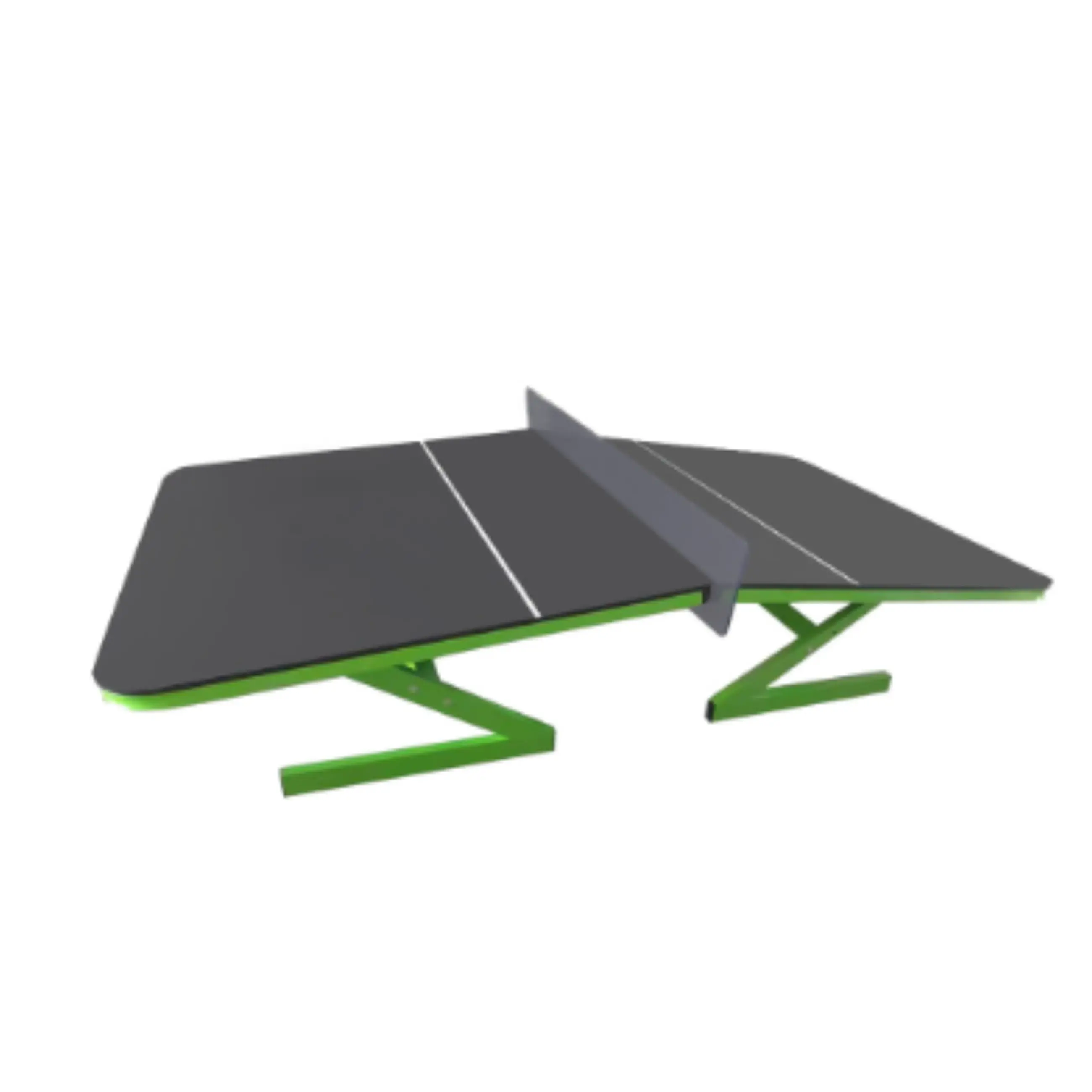 Portable Foldable Football Table Tennis Indoor Outdoor Football Training Auxiliary Folding Mobile Curved Table